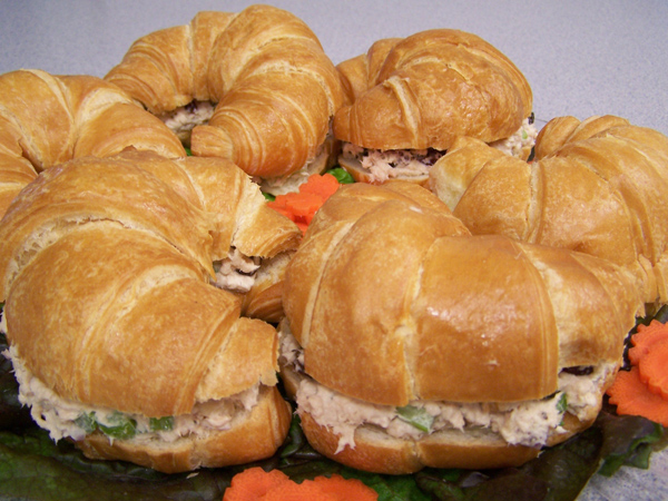 Colorful Salmon Croissants